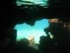 Underwater cave at the baths on Virgin Gorda