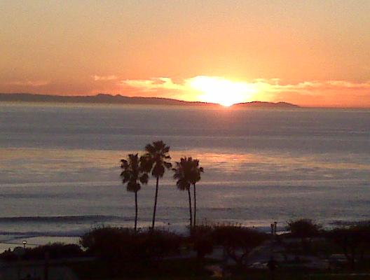 Catalina at Sunset from Dana Point