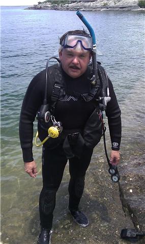 Diving Lake Amistad in Del Rio, Texas