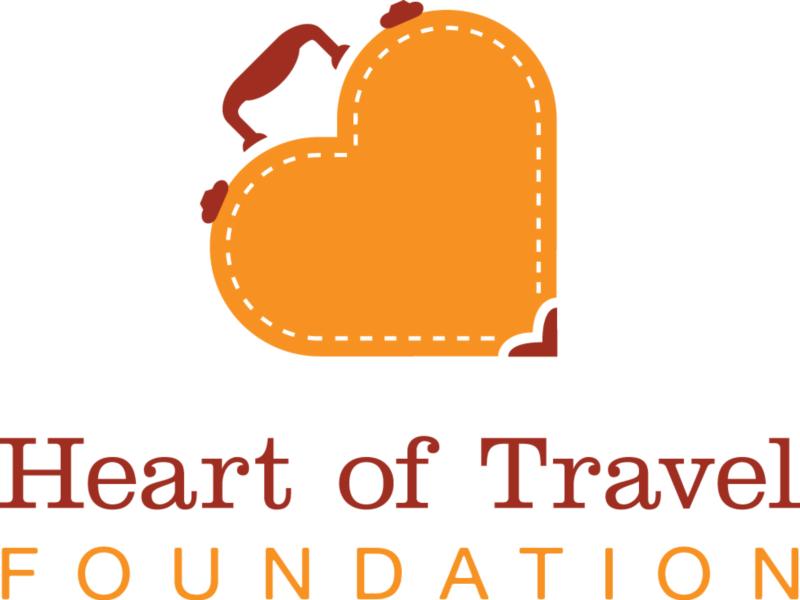 Logo for my foundation Heart of Travel