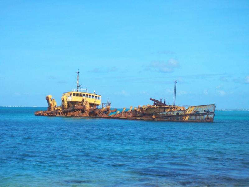 shallow wreck, St. Martin