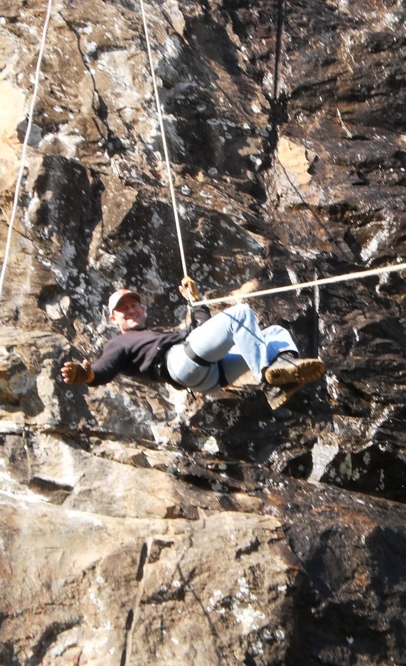 Rappelling