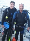 RORY MCKENNA AND MYSELF AFTR DIVING THE PAQUITA WRECK DSD COURSE AT THE KNYSNA HEADS