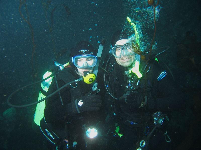 ma and the wife at pt lobos