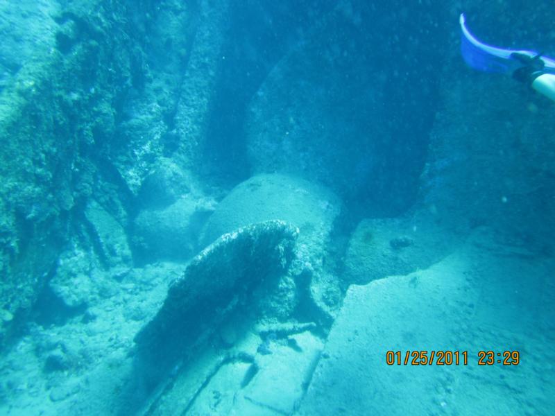 Wreck of Rhone (prop section)