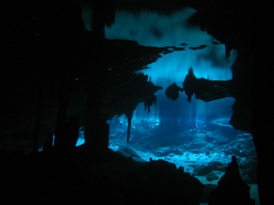the cave