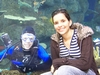 shark tank, denver aquarium. with wife