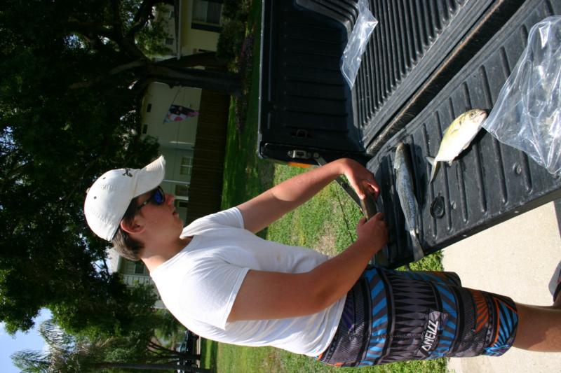 Fish on Tailgate