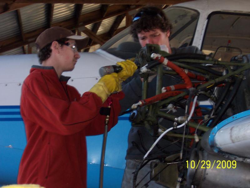 Kevin and Steve repair motor mounts