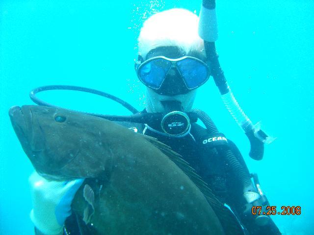 Oldest son w/ a nice Grouper