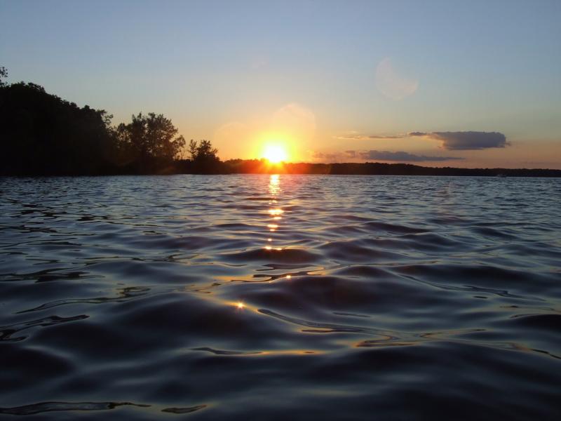 kayak sunset May