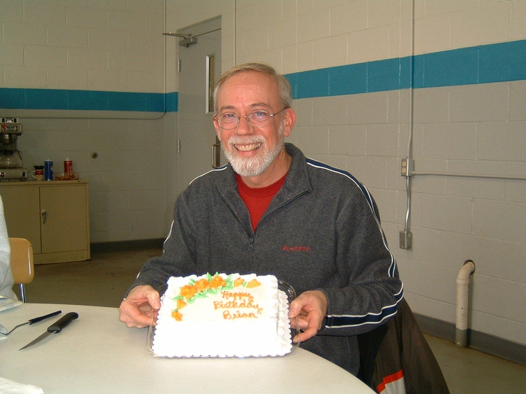 Birthday Boy at Dive Club Meeting