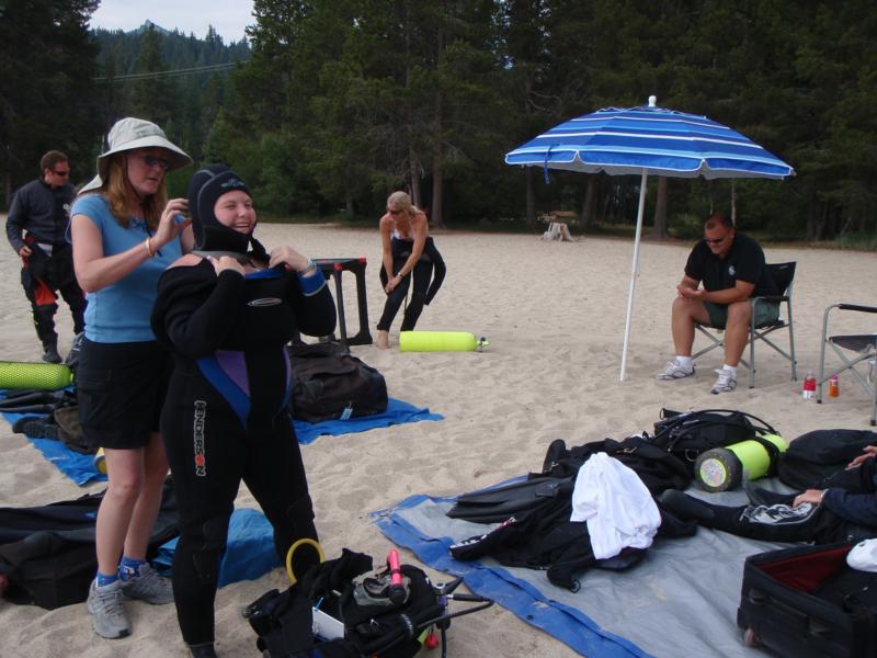 Me kitting up at Tahoe for Rescue training