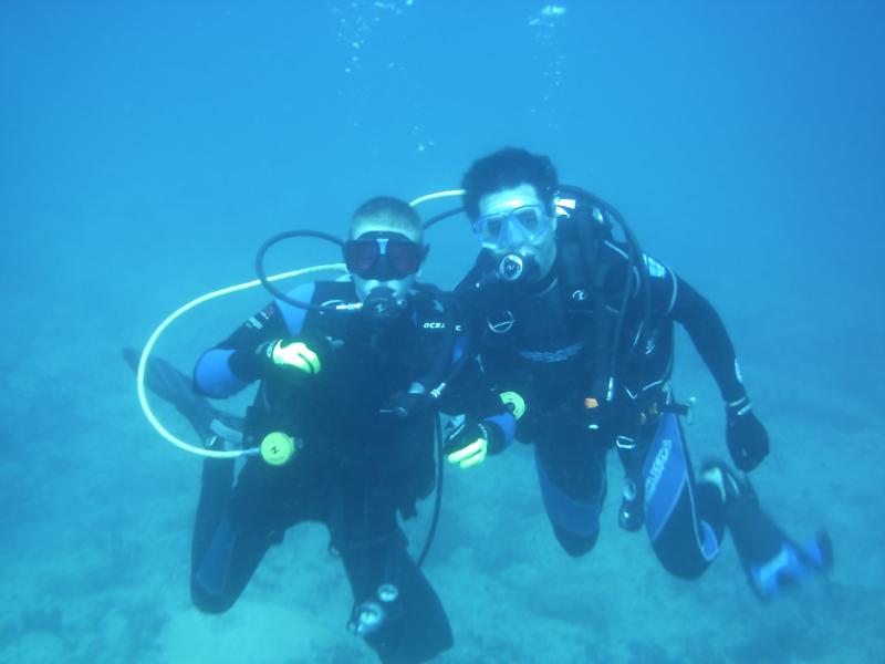 Dive with a young buddy