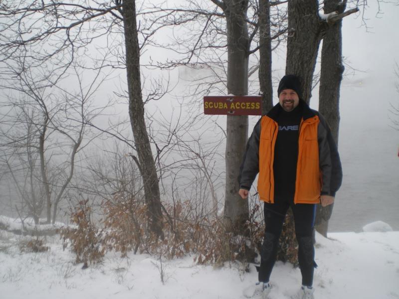 Scuba access point / Mt. Storm Lake,WV / Mar-2011