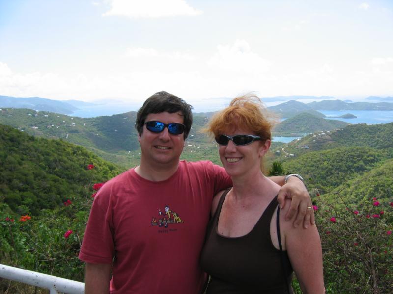 Wife and I in St. Johns