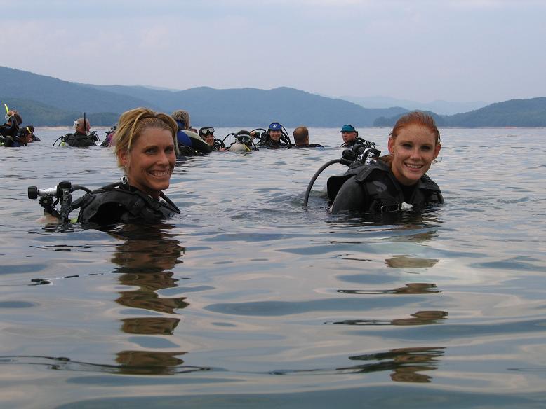 Meg and I at Lake Jocassee