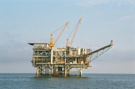 Oil Rig Grace Channel Islands 