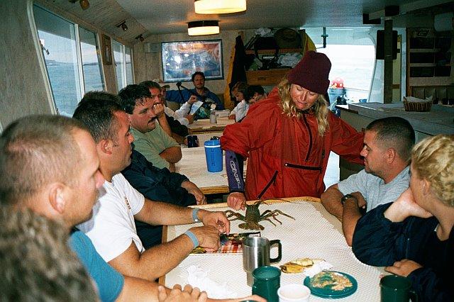 Lobster catching lesson