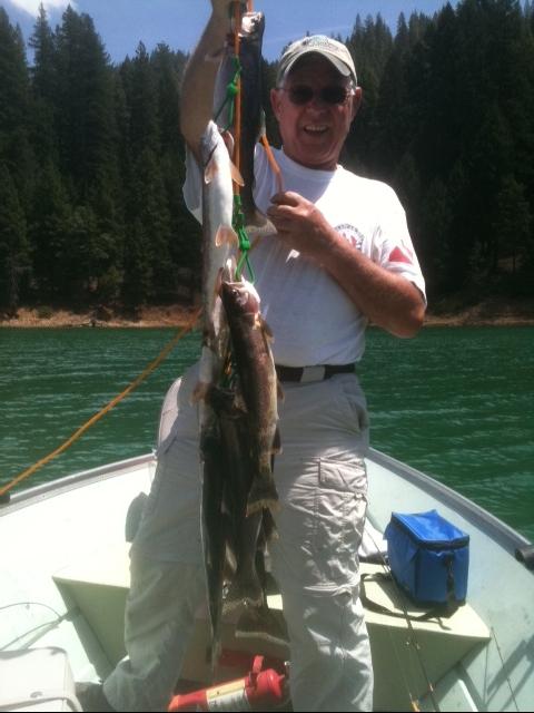 McCloud caught limit rainbows and browns