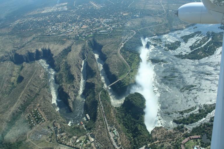 The mighty Victoria Falls