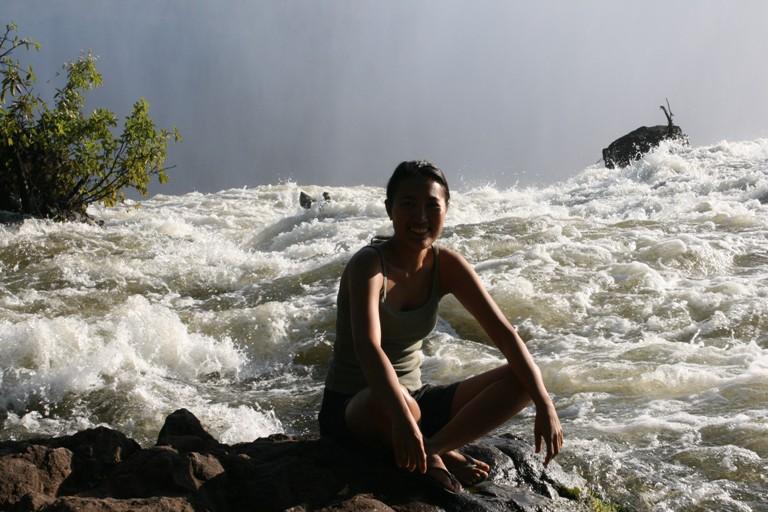 At the edge of Victoria Falls (Eastern Cataract)