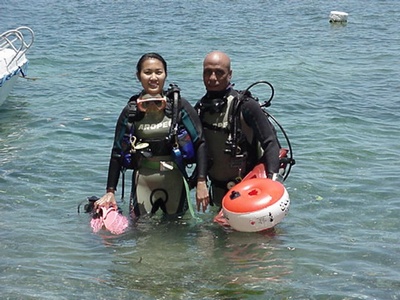 First Dive - Sabang Bay, Puerto Galera (Apr 2002)