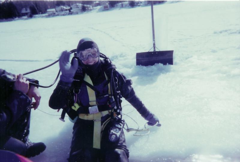 First Ice Dive