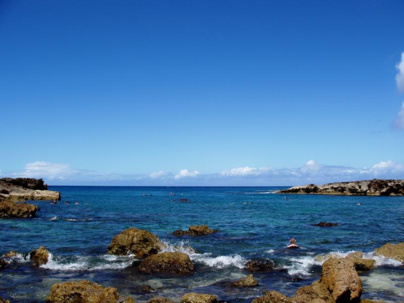 Sharks Cove, Oahu, not an easy entry