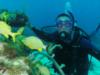 Me by a reef in Key Largo