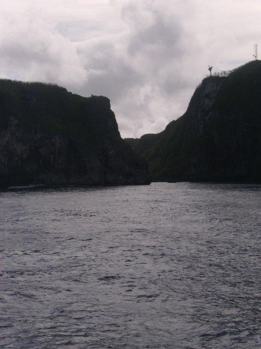 View on first boat dive