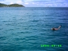 Me snorkeling by Felicity Island