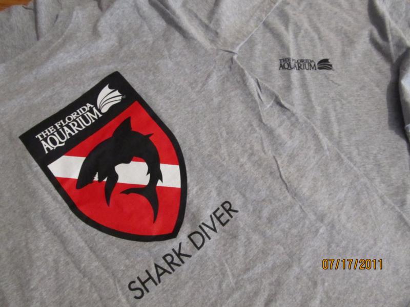 Earned :p FL Aquarium Shark Dive 7/17/11