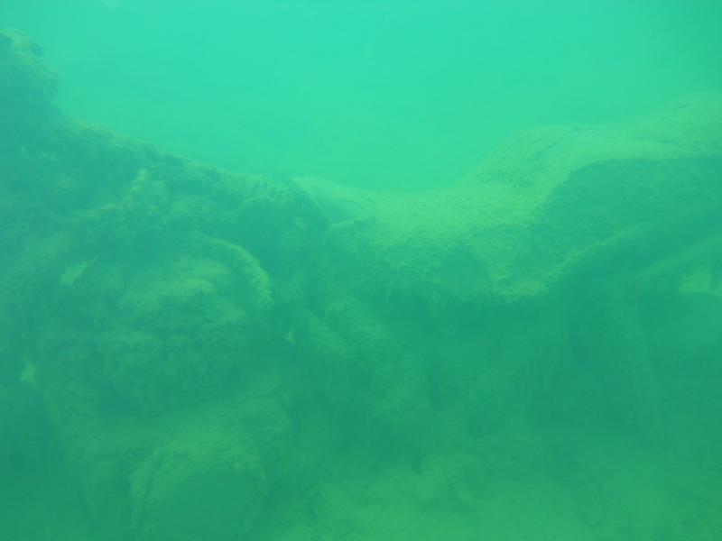 Motorcycle at Athens Scuba Park (Athens, TX)