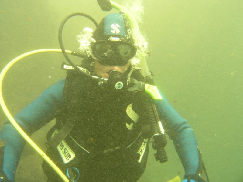 diving in the Dead sea