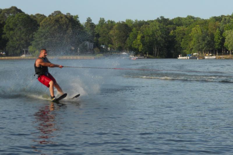 A little light skiing!