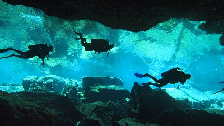 cave dive Mexico