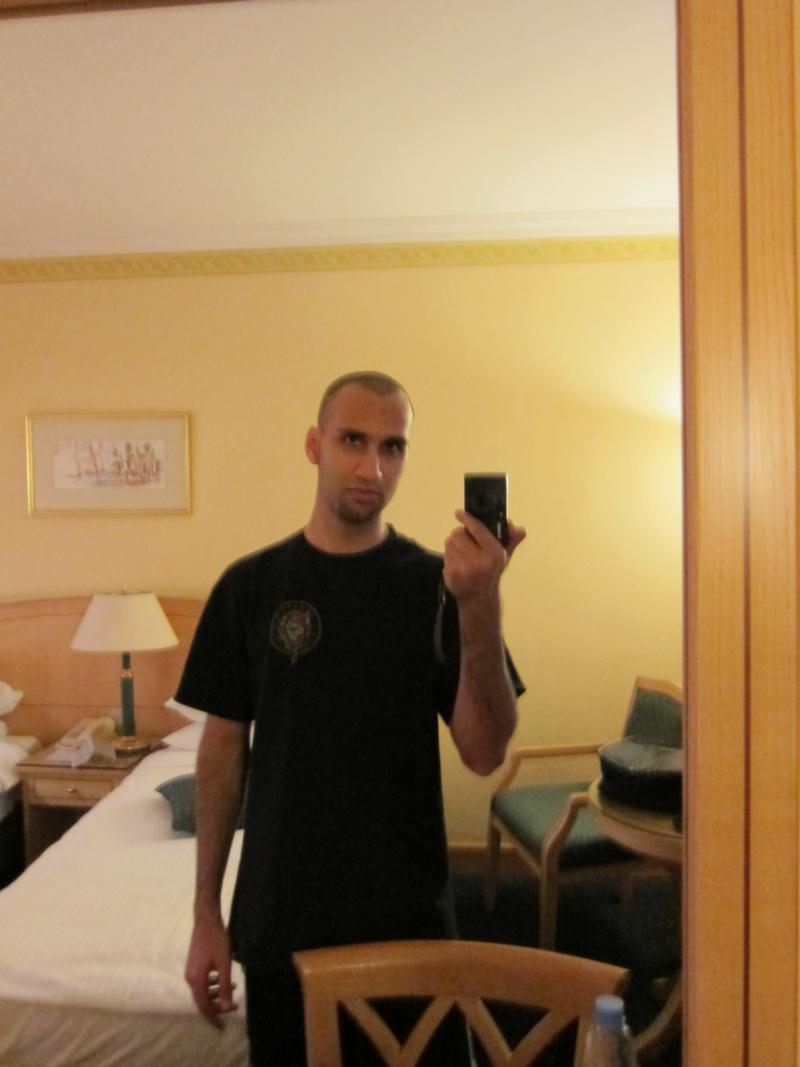 me in a hotel room 2011