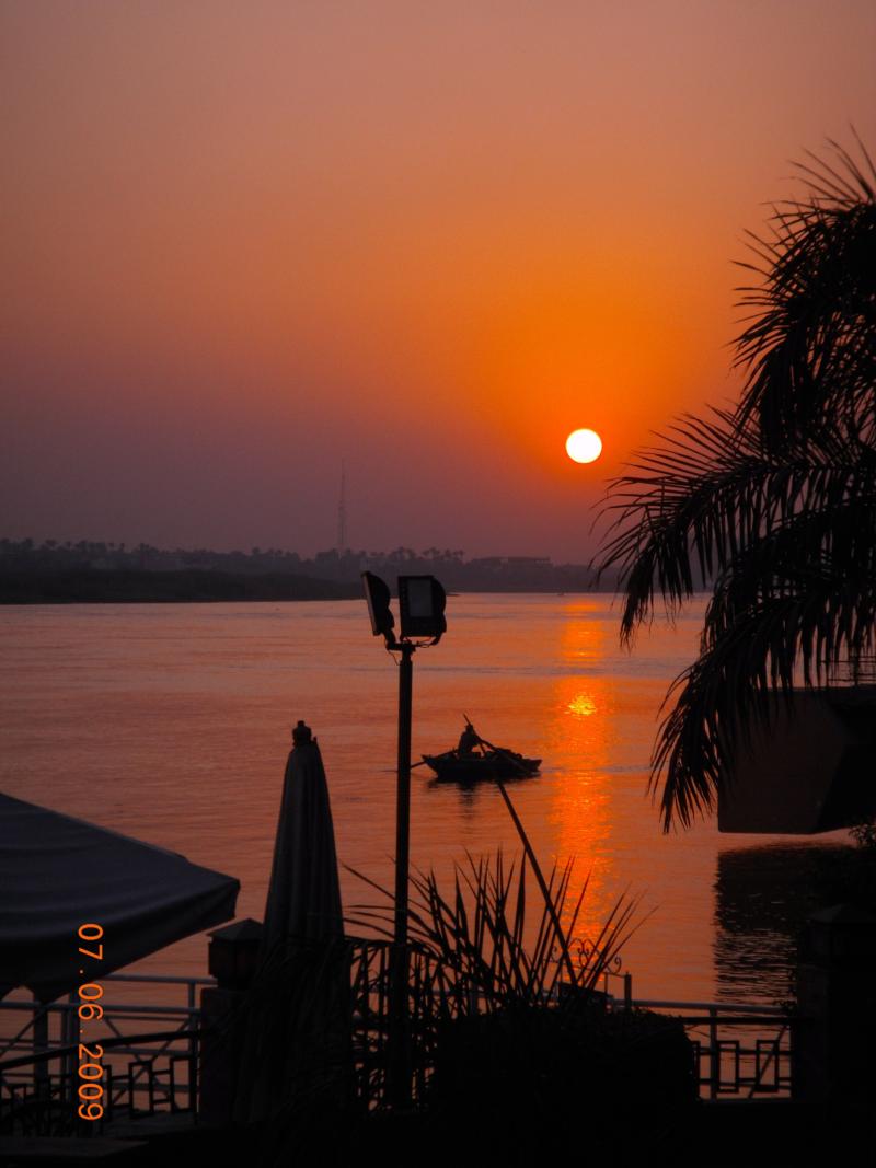 Sunset on the Nile, Cairo, Egypt