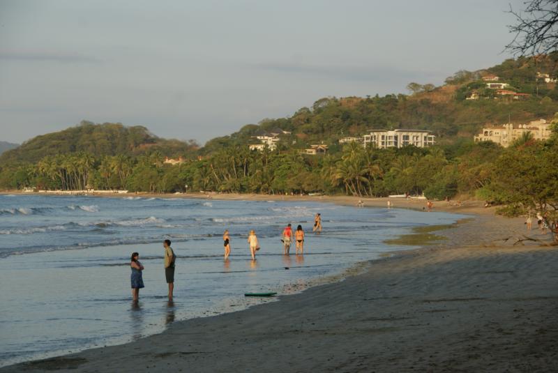 Another view of Playa Tamarindo & the bay