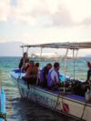 gearing up for a drift dive off the Verde Island wall