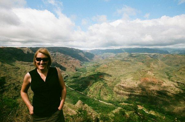 Jamie and Waimea Canyon