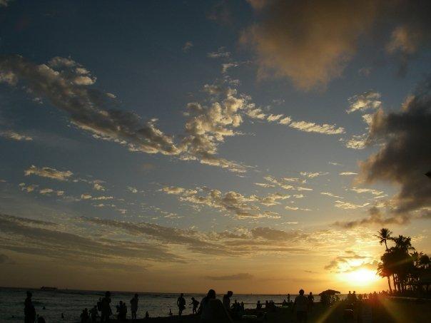 Sunset on Oahu