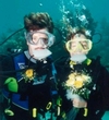 Jeff & Sue`s underwater wedding