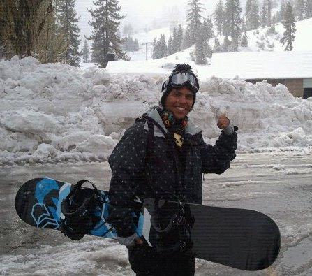 SNOWBOARDING!