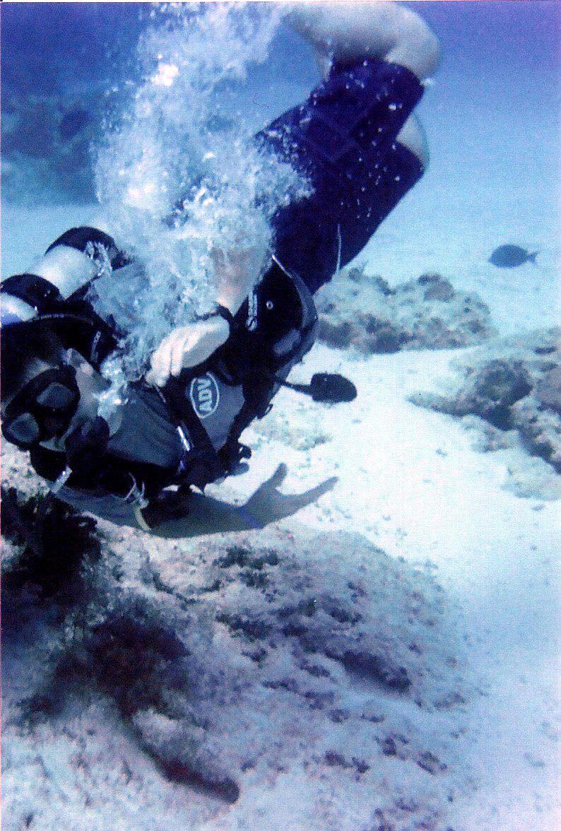 Me diving in Cozumel Feb 2011