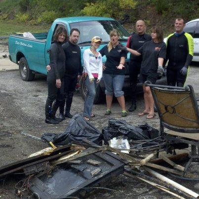 clean up at holly creek, dale hollow
