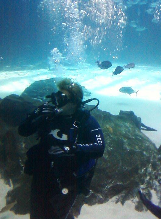 me at the Atlanta, Ga. Aquarium