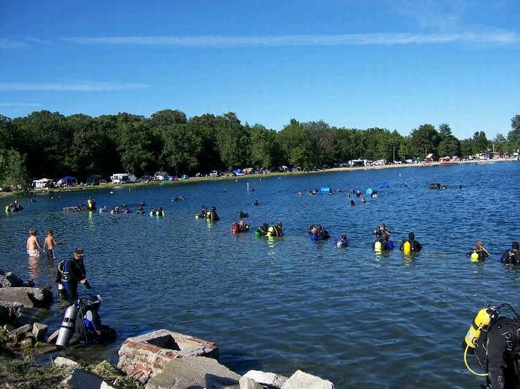 Portage Quarry Ohio, Another pic of trying to beat world record