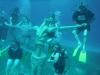 Underwater Christ Statue